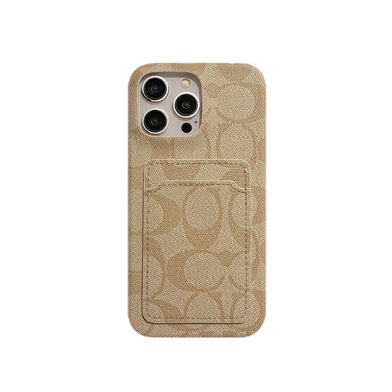 Classic iPhone Case With Card Holder White -JQB240330