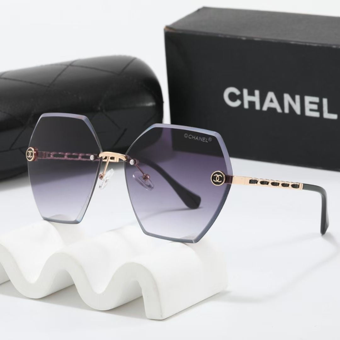 2026 7 colors new prismatic lens metal frame sunglasses
