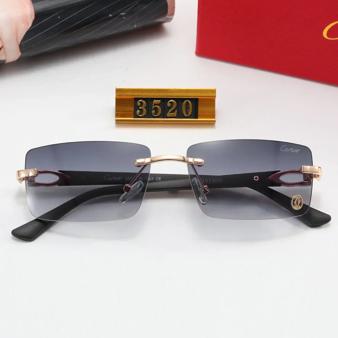 2026 7-color fashion CAR letter polarized sunglasses