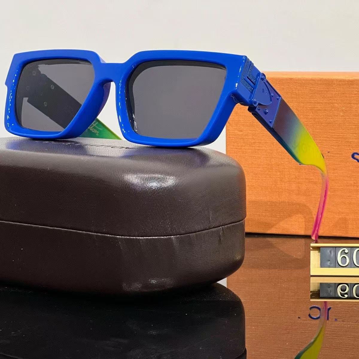 2026 New Millionaire Series Sunglasses Retro Internet Celebrity Fashion Sunglasses Square Frame UV Sunglasses