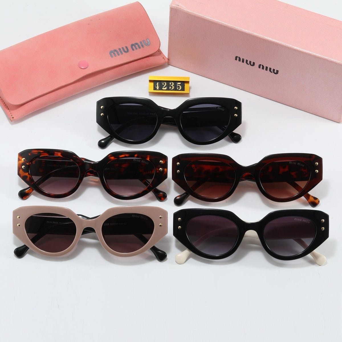 2026 5 colors fashion sunglasses 4235