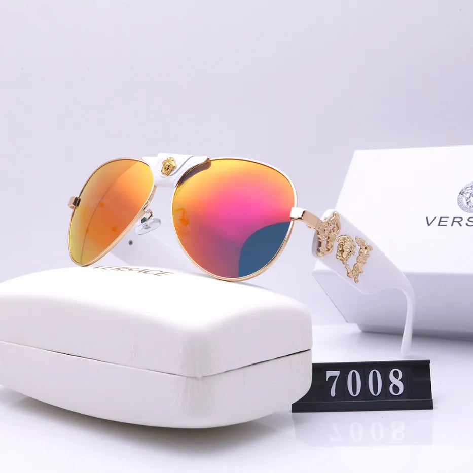 2026 9 Colors Retro Metal Portrait Sunglasses