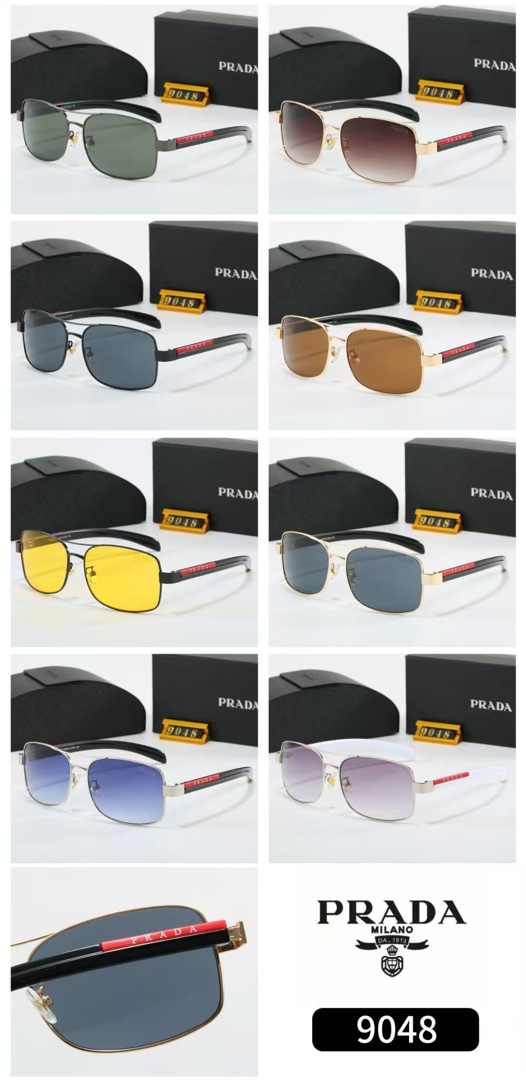 2026 8-color fashionable framed UV-protective sunglasses