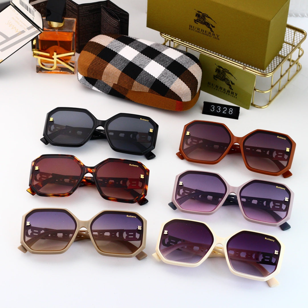 2025 6 colors new prismatic high-definition lens full frame design sunglasses 3328