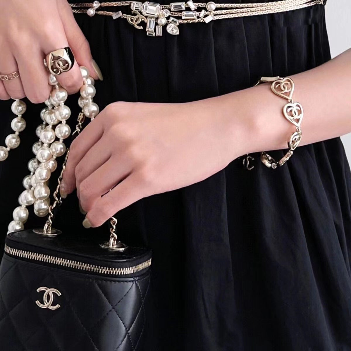 Temperament Interlocking Circle Splicing Bracelet