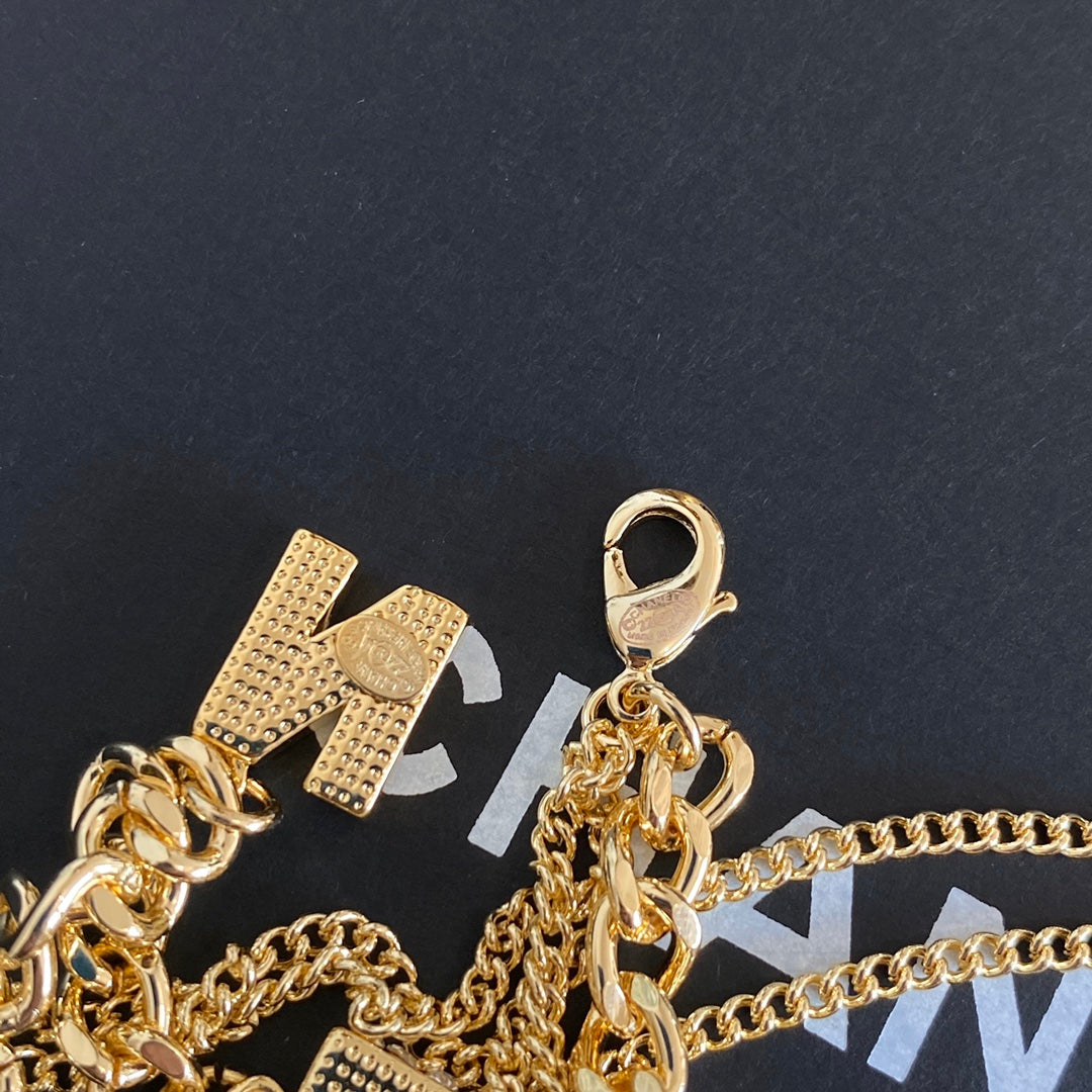 Premium Letter Pendant Bracelet