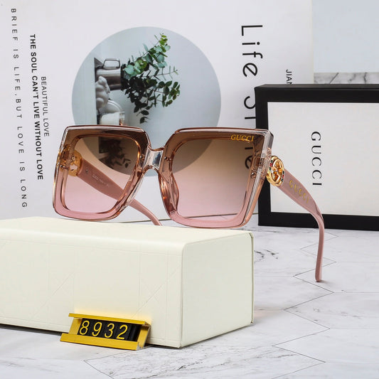 2026 4 Colors Korean Style Large Accessories Fashion Sunglasses 8932