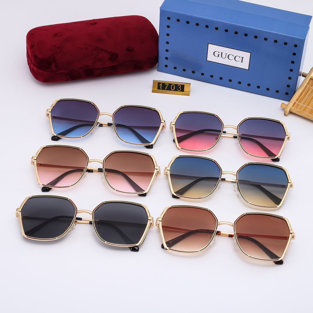 2026 4-color trendy plain sunglasses 1703