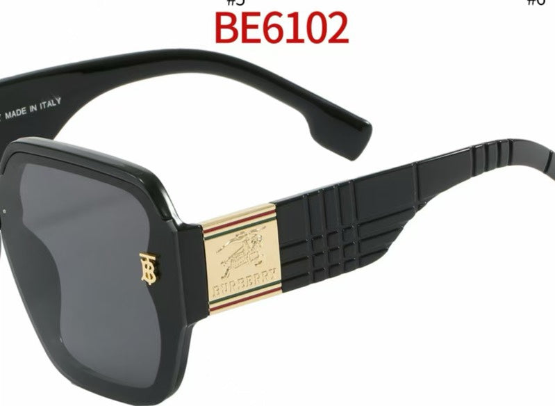 2026 Retro Checkered Square Sunglasses