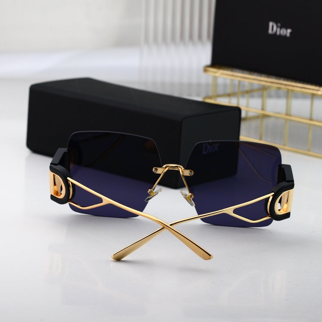 2024 Fashion CD Metal Square Sunglasses
