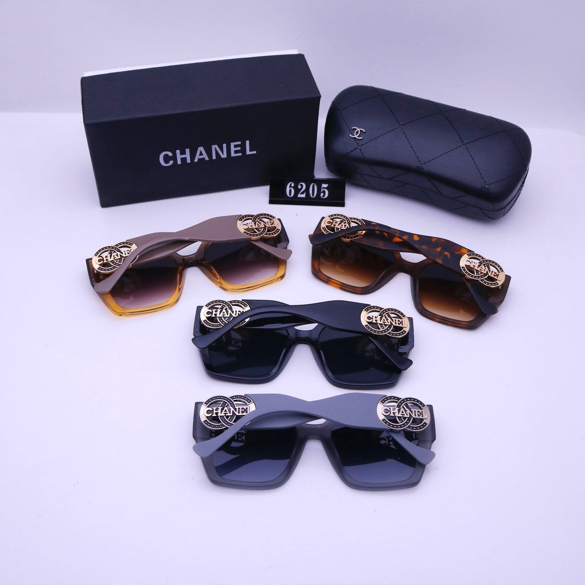 2026 Retro Metal Lettering Frame Sunglasses
