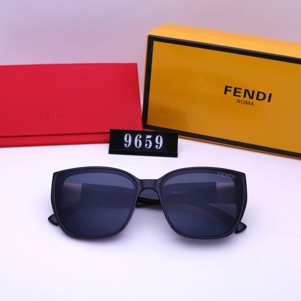 2026 Vintage Large Frame Square F Sunglasses