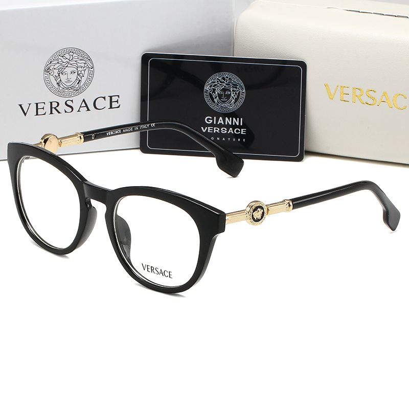 2026 Fashion Metal Emblem Glasses