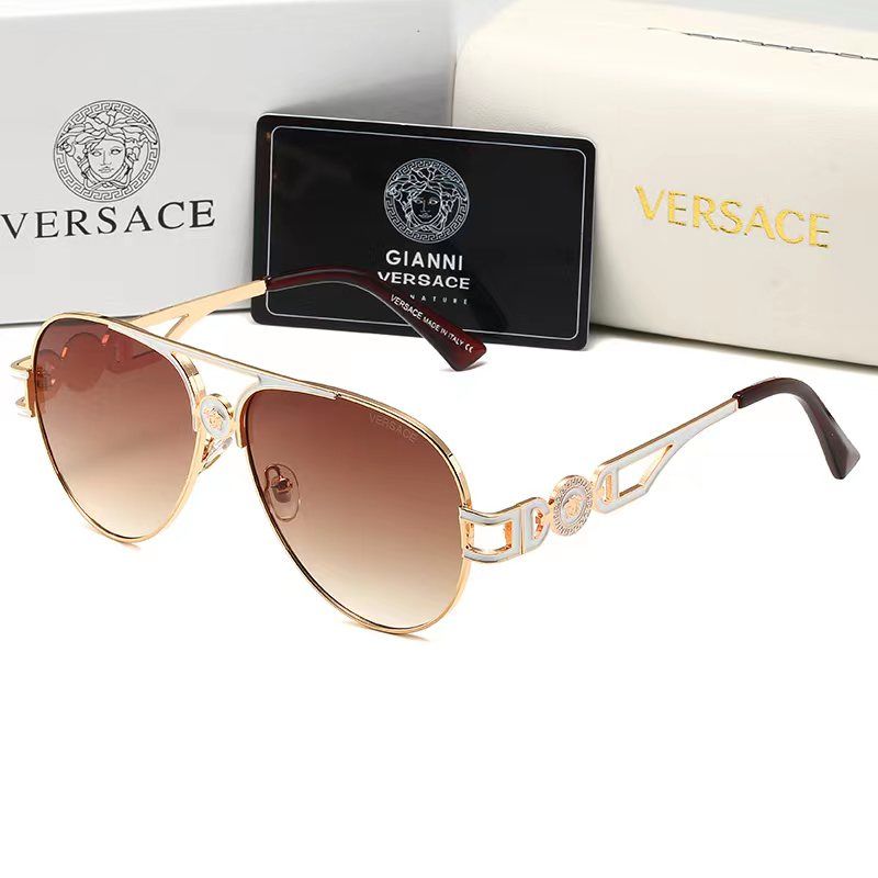 2026 Retro Emblem Metal Double Bridge Sunglasses
