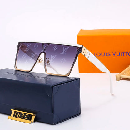 2026 New Fashion One Piece Watermark Square Sunglasses