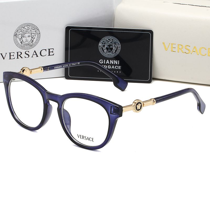 2026 Fashion Metal Emblem Glasses