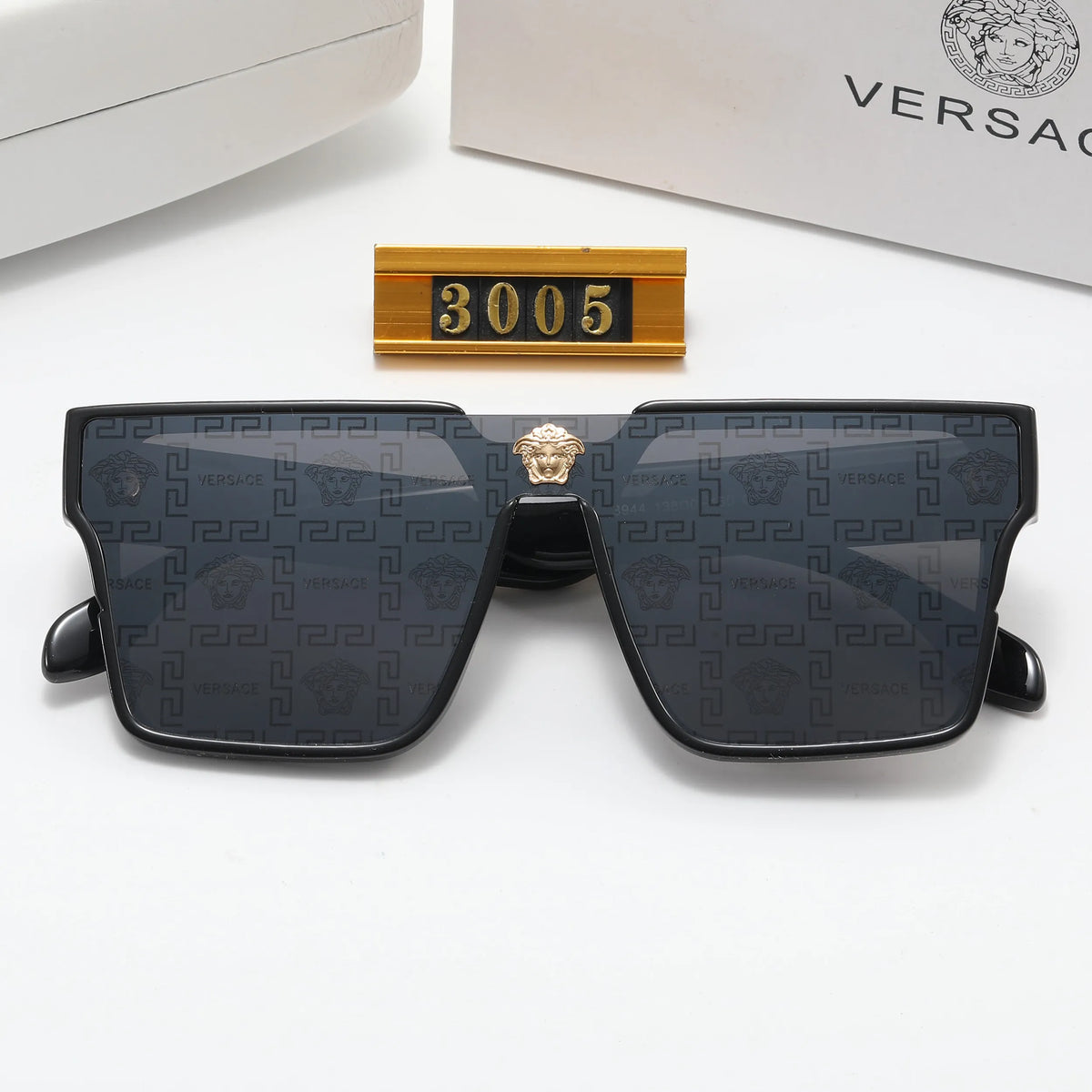 2026 Retro Printed Fashion Squre Sunglasses