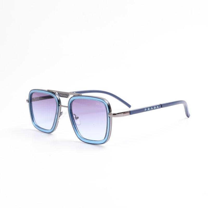 2026 Unisex Double Bridge Metal Square Sunglasses