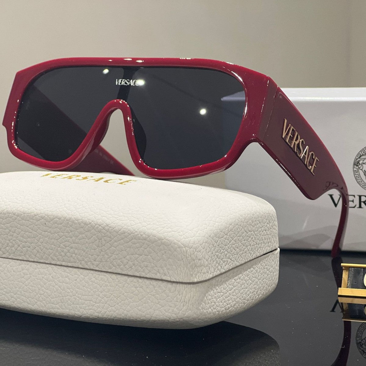 2026 Unisex One-piece Large Frame Fashion Sunglasses