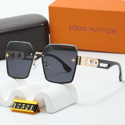 2026 6 Colors Fashion Square Frame Sunglasses 17521
