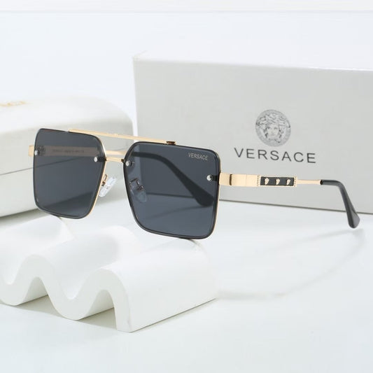 2026 Gradient two-tone metal square sunglasses