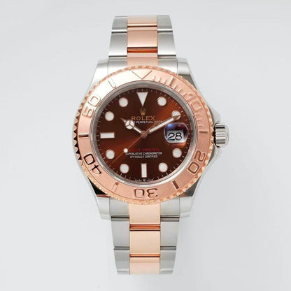 [Super Clone] Regency Marine Master 40 mm Timeless Everose Bezel Chocolate Dial 126621 4596