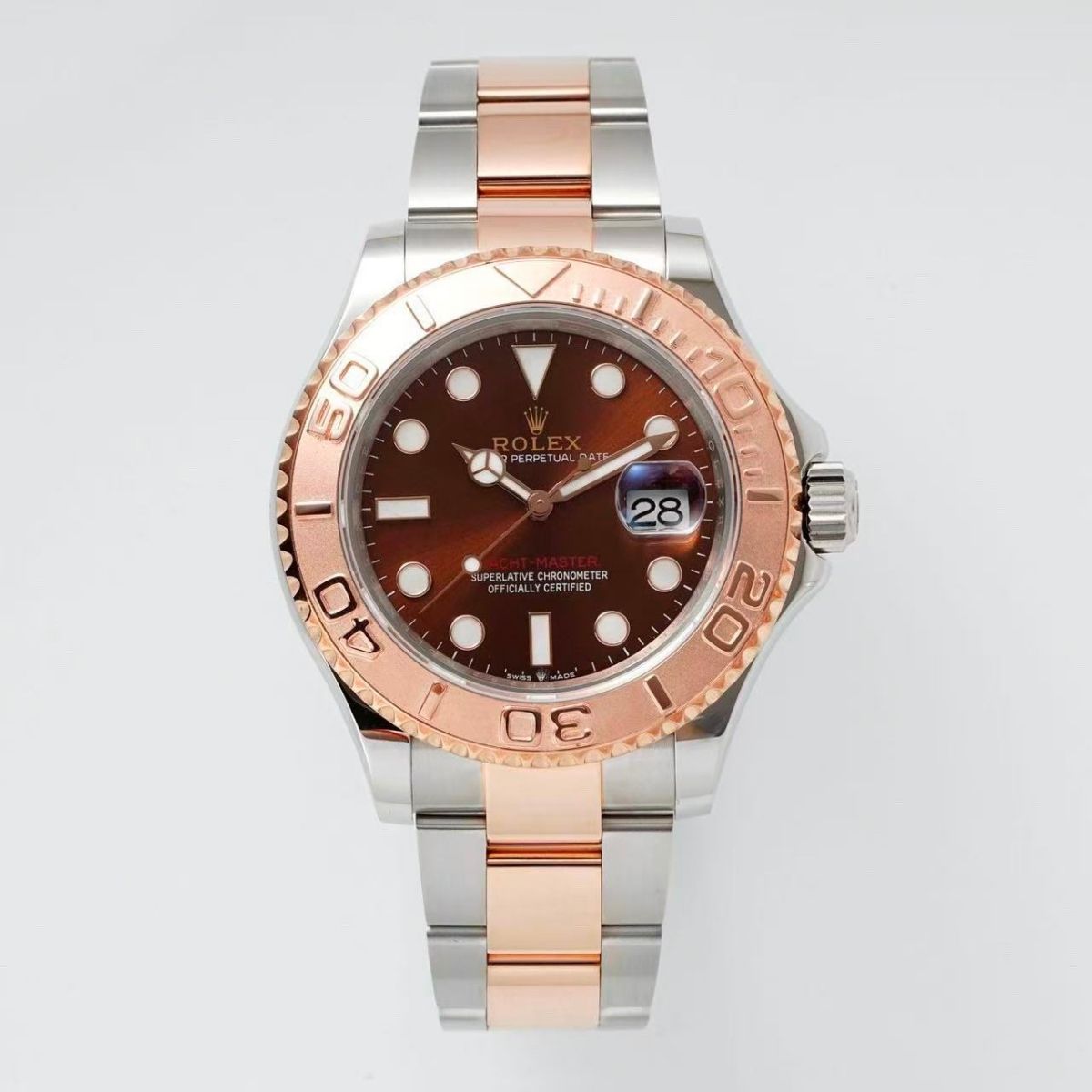 Regency Marine Master 40 mm Timeless Everose Bezel Chocolate Dial 126621 2185