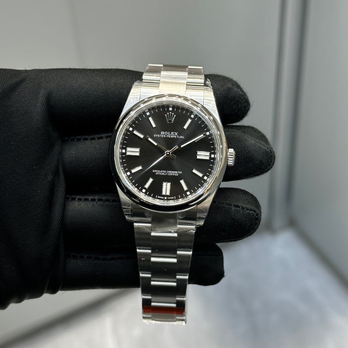 Regency Timeless Perpetual 41 mm Timeless Trapeze Bezel Black Dial 134300 9073