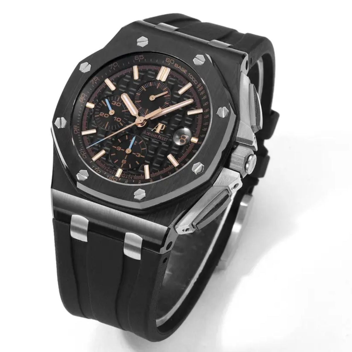 Prestige Atelier Coastal Sport Chronograph 44mm Black Dial Black Ceramic 7011