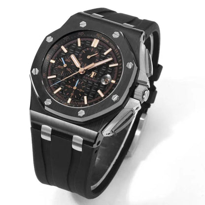Prestige Atelier Coastal Sport Chronograph 44mm Black Dial Black Ceramic 7011