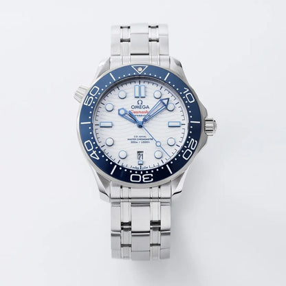 Celestial Seafarer Diver 300M 42mm Steel On Steel Blue White Dial 3398