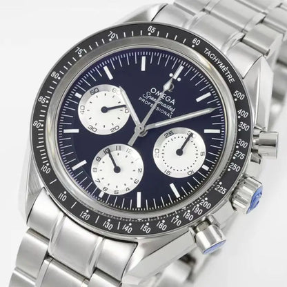 Celestial Chronograph Reduced 39mm Steel On Steel Blue Dial 5562