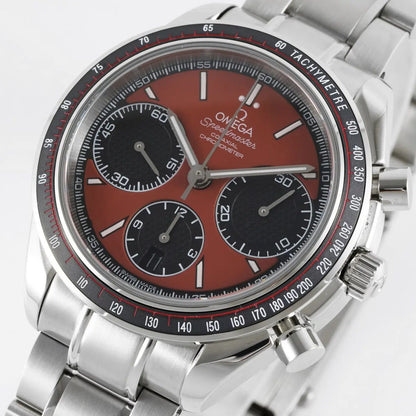 Celestial Racing Chronograph 40mm Steel On Steel Red Dial 4262
