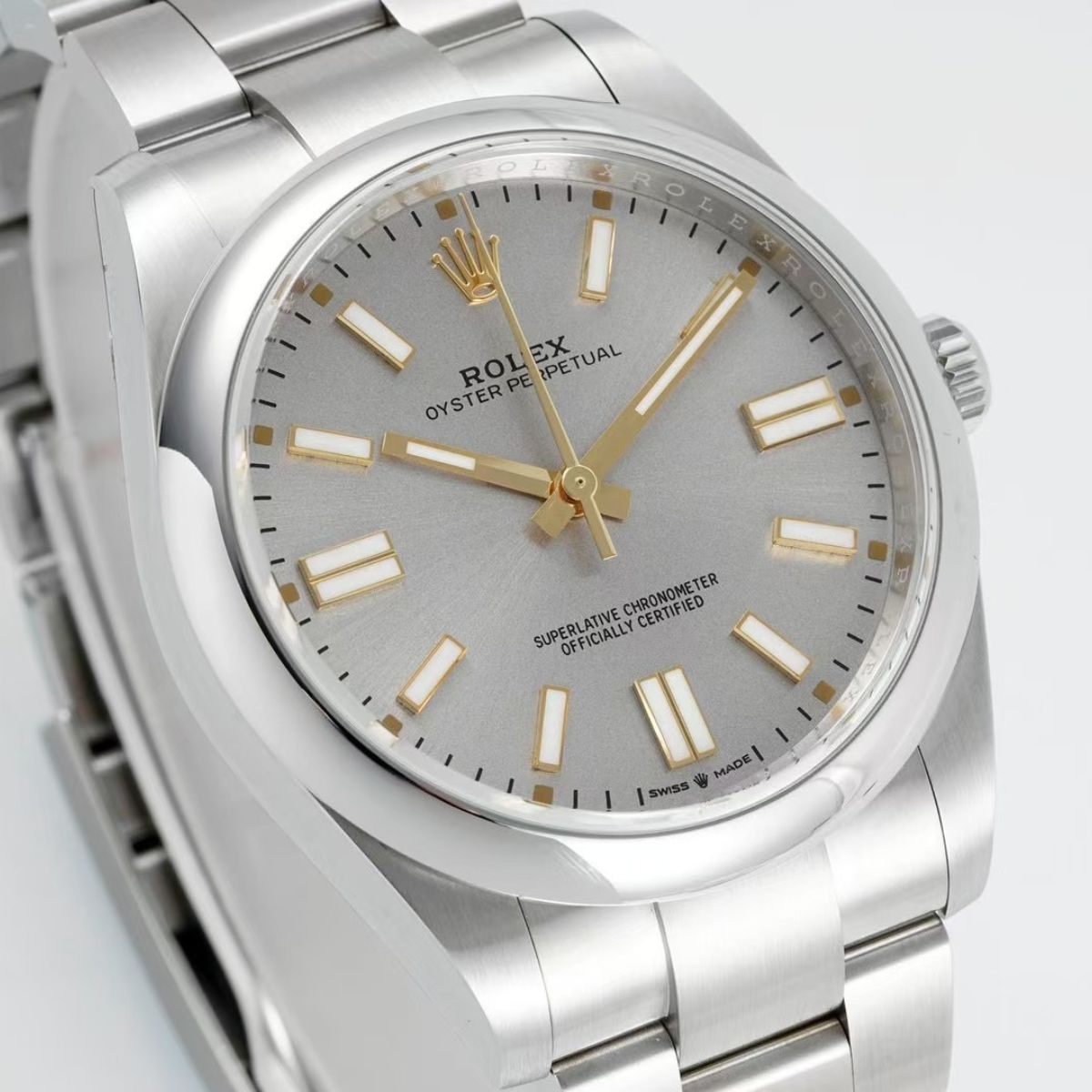 Regency Timeless Perpetual 36 mm Timeless Trapeze Bezel Silver Dial 126000 2551