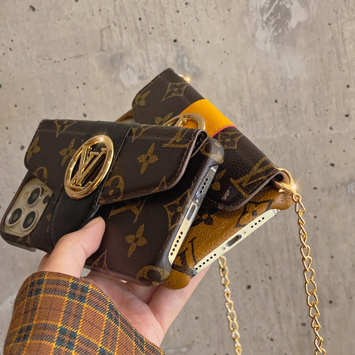 Lou CrossBody Card Holder iPhone Case