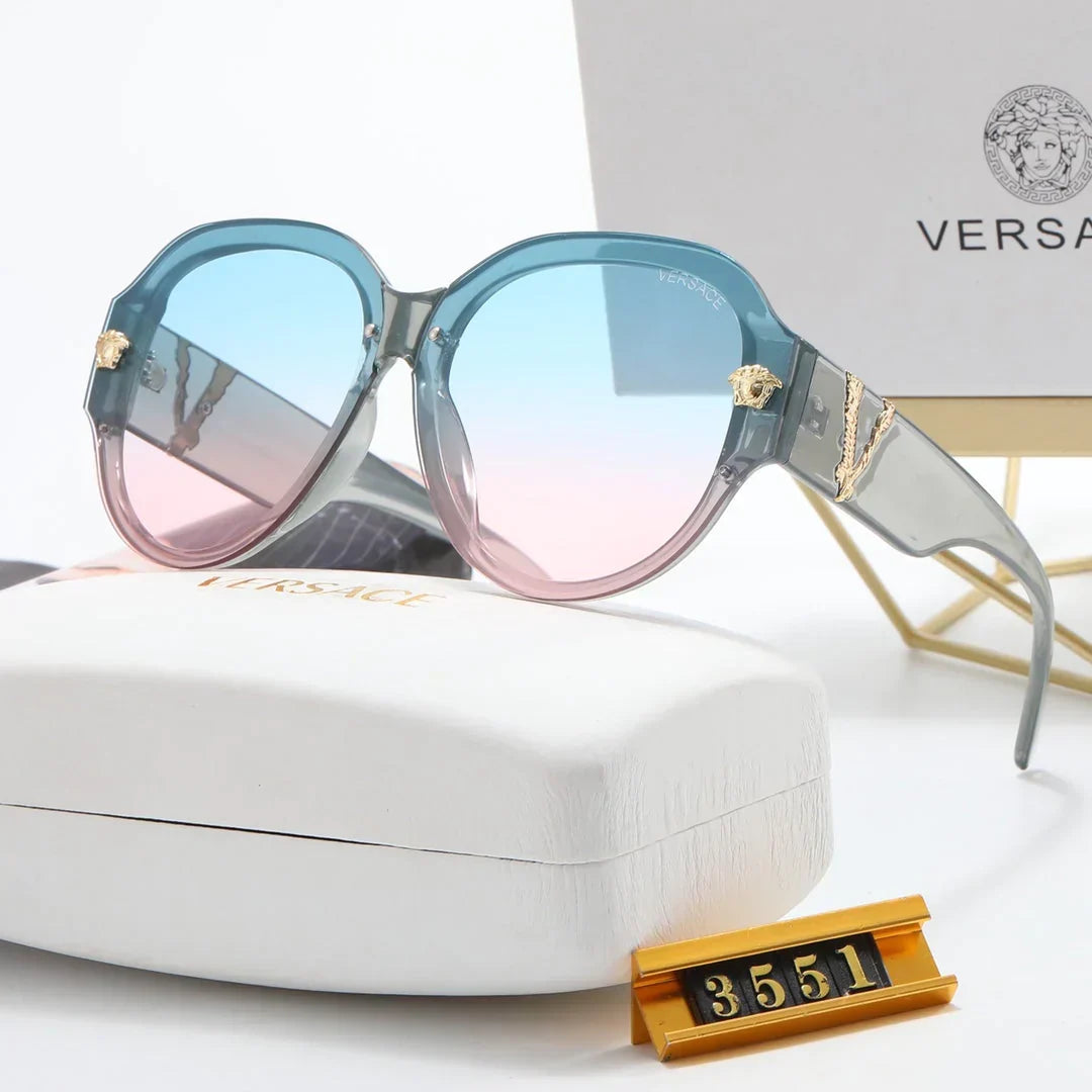 2026 6-color fashion VE letter temple sunglasses polarized glasses