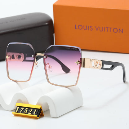 2026 6 Colors Fashion Square Frame Sunglasses 17521