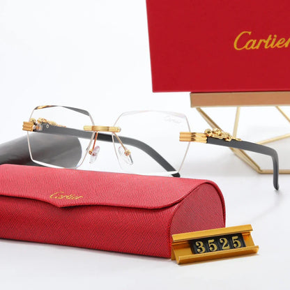 2026 5-color fashionable CAR letter flat sunglasses