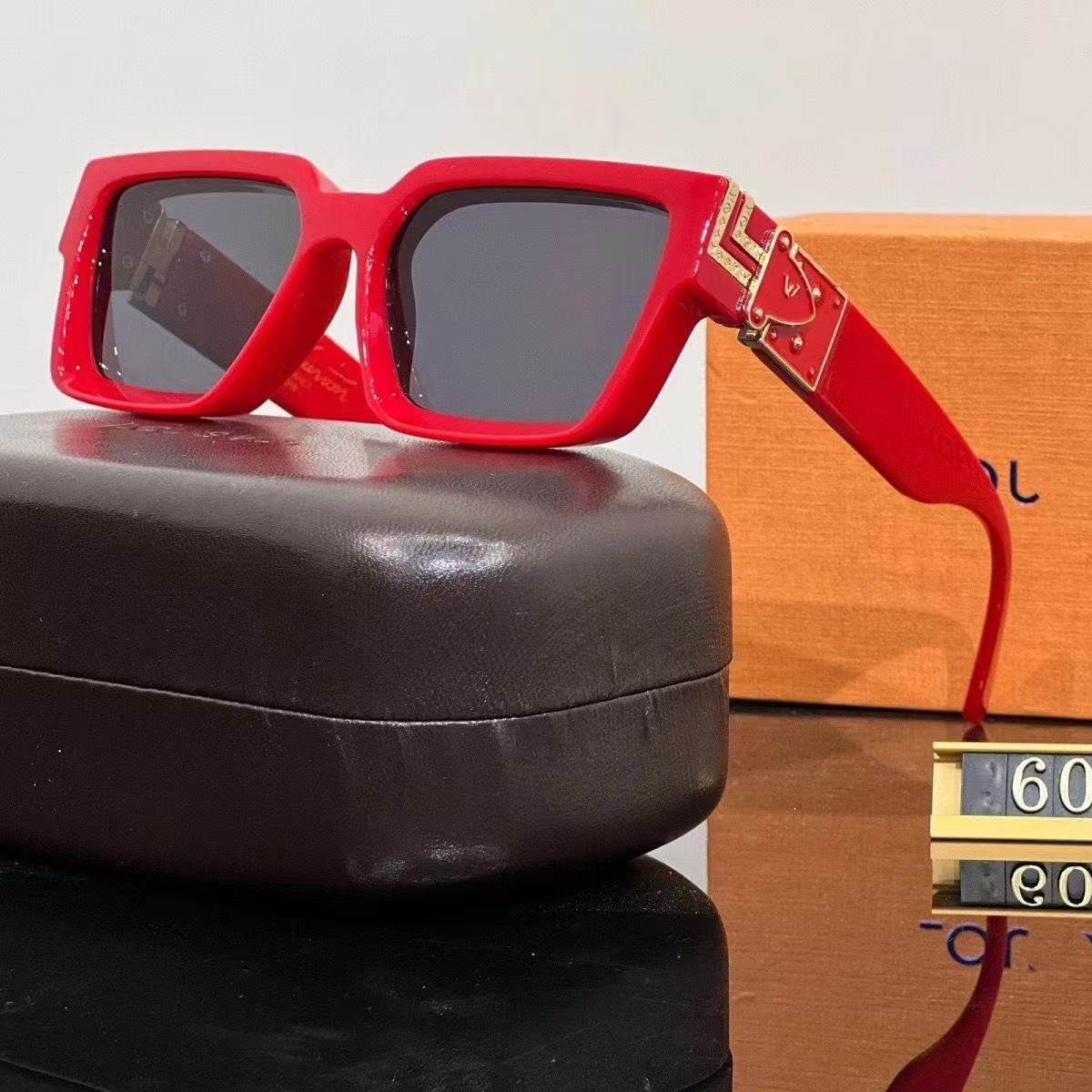 2026 New Millionaire Series Sunglasses Retro Internet Celebrity Fashion Sunglasses Square Frame UV Sunglasses