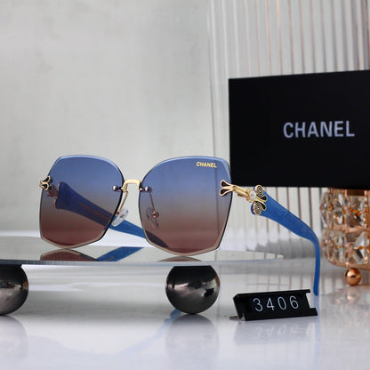 2026 New Half-Frame Metal Sunglasses
