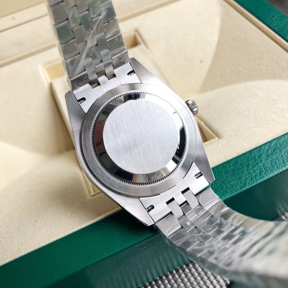 [Super Clone] Regency Classic Date 41 mm Five-Link Fluted Bezel Slate Dial 126334 6528
