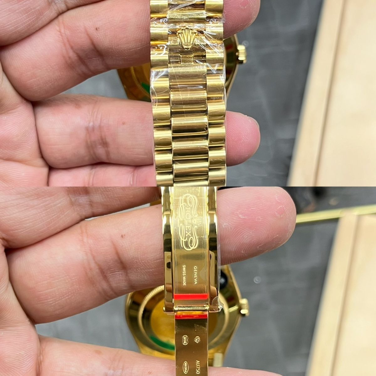 [Super Clone] Regency Weekday 36 mm Weekday Fluted Bezel Blue ombre Dial 128238 7153