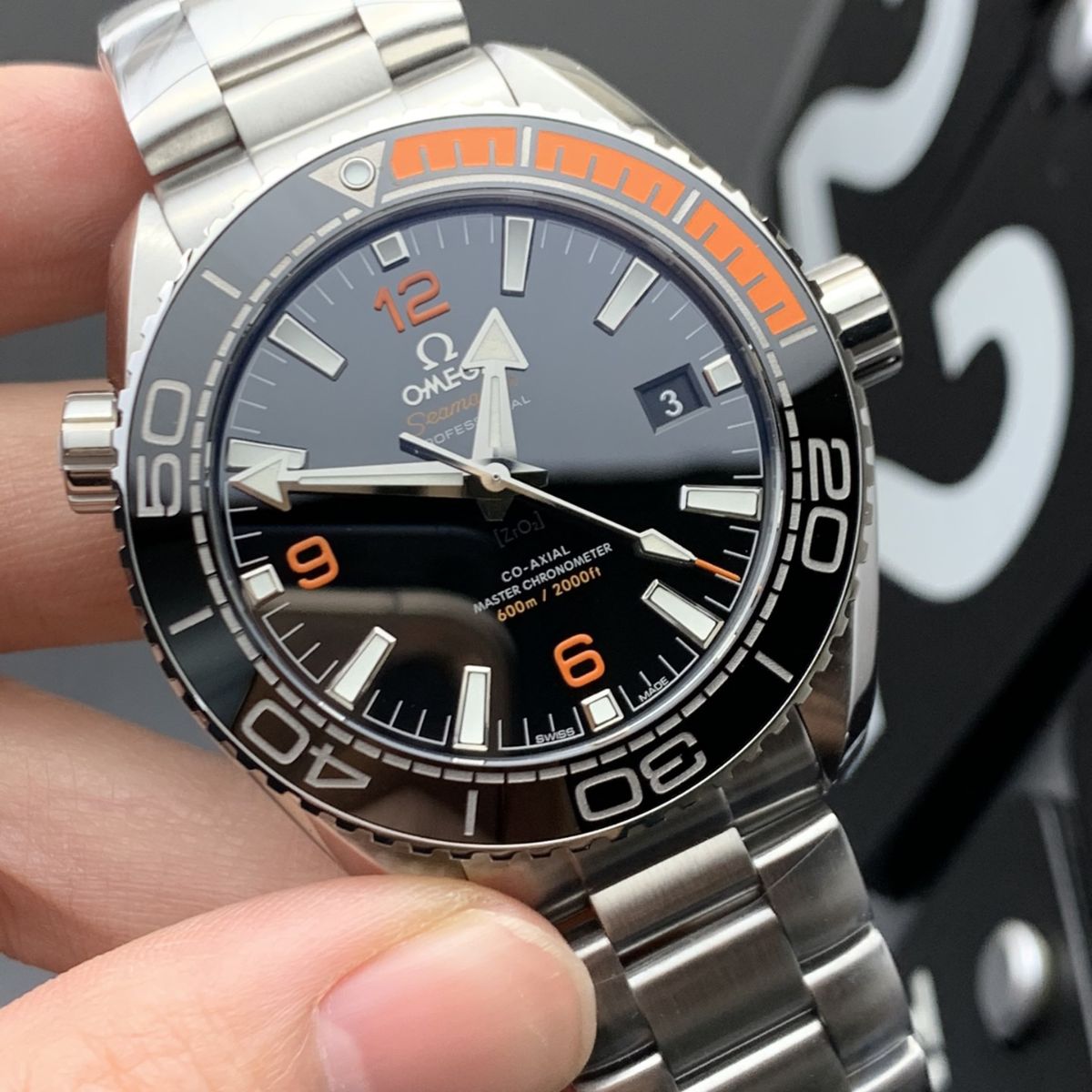 Celestial Ocean Diver 600M 44mm Steel On Steel Black Dial 9467