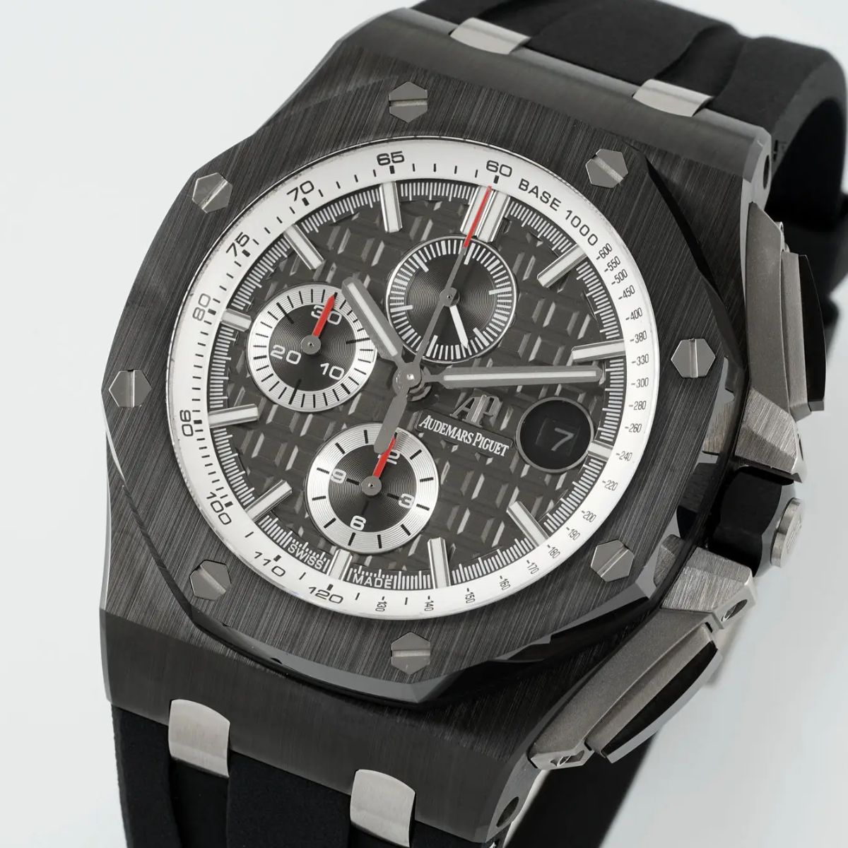Prestige Atelier Coastal Sport Chronograph 44mm Grey Dial Black Ceramic 7590