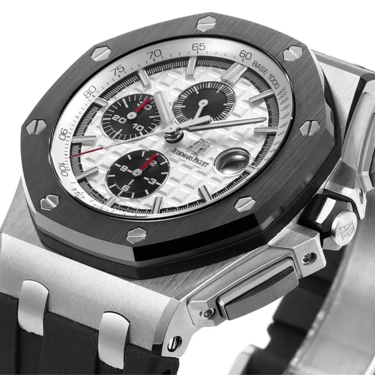 [Super Clone] Prestige Atelier Coastal Sport Chronograph 44mm White Dial Stainless Steel 4129