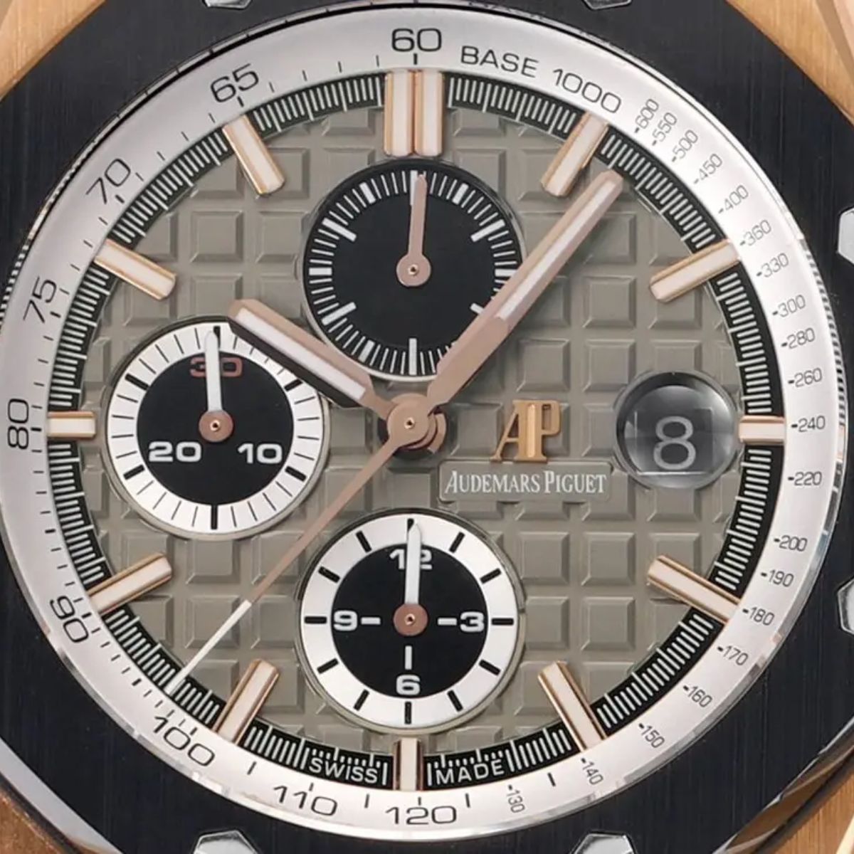 Prestige Atelier Coastal Sport Chronograph 44mm Grey Dial Rose Gold 1430