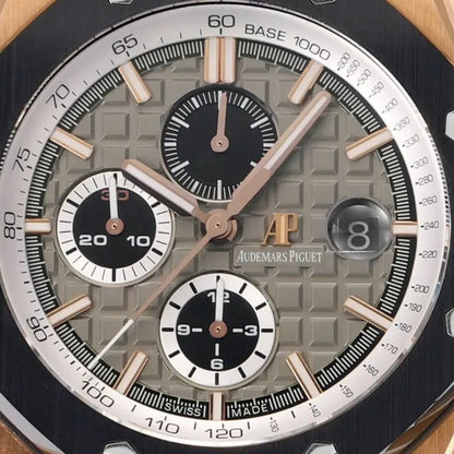 Prestige Atelier Coastal Sport Chronograph 44mm Grey Dial Rose Gold 1430