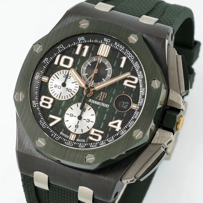 Prestige Atelier Coastal Sport Chronograph 44mm Green Dial Black Ceramic 7439