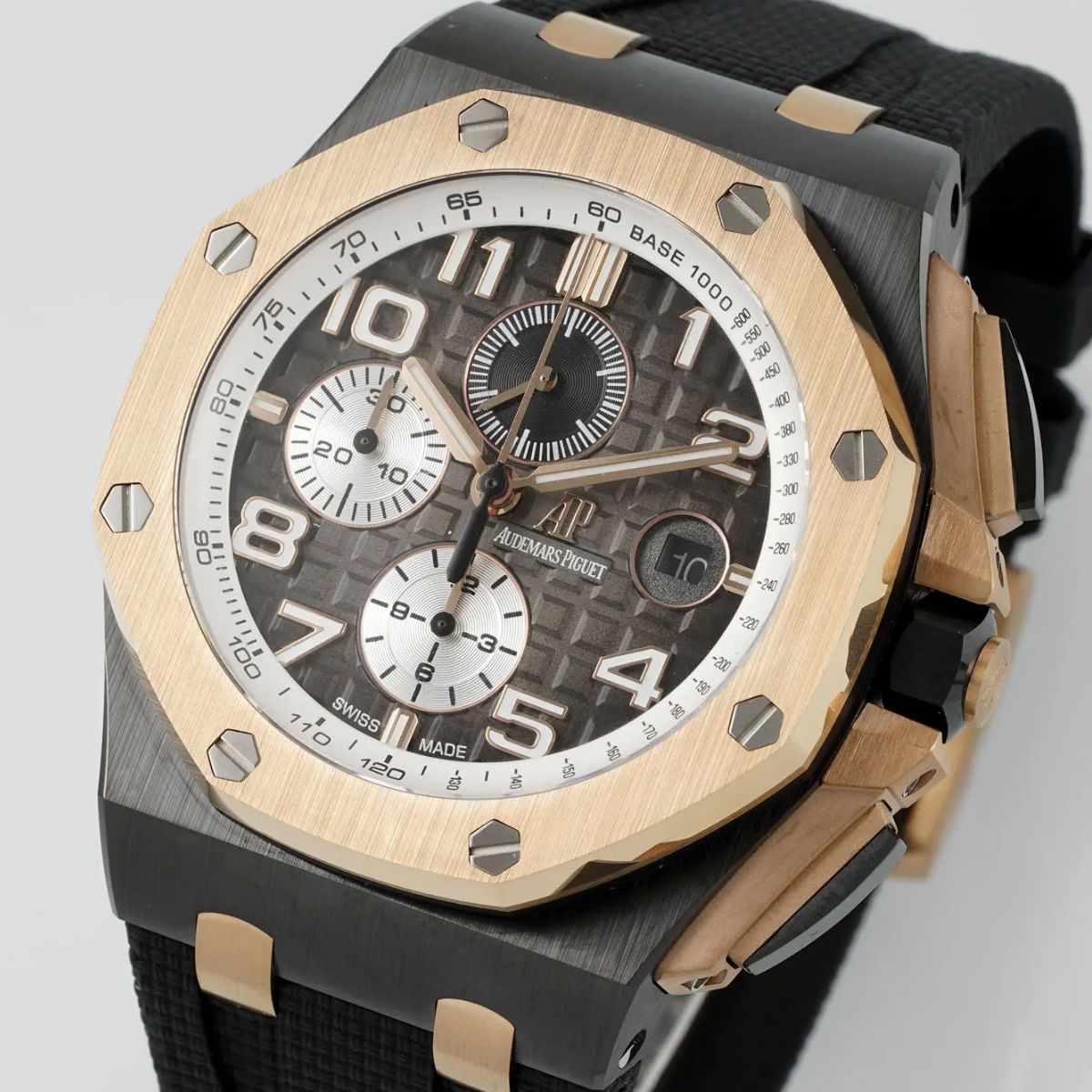 Prestige Atelier Coastal Sport Chronograph 44mm Grey Dial Rose Gold Black Ceramic 5187