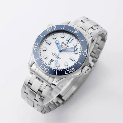 Celestial Seafarer Diver 300M 42mm Steel On Steel Blue White Dial 3398